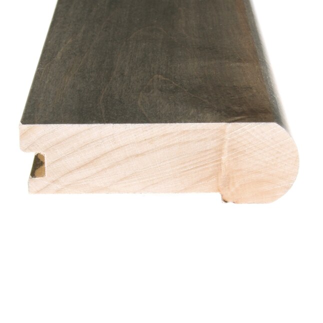 Flexco Solid Wood Stair Nose 2.75-in x 78-in Midnight Prefinished Maple Stair Nosing Flexco Solid Wood Stair Nose 2.75-in x 78-in Midnight Prefinished Maple Stair Nosing