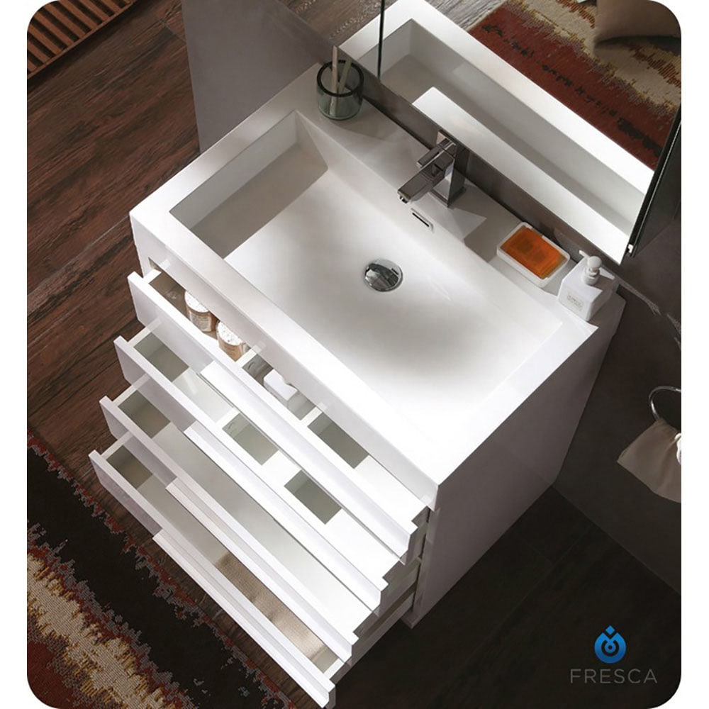 Fresca FCB8030WH-I Bath-Vanity-Combo - View #6