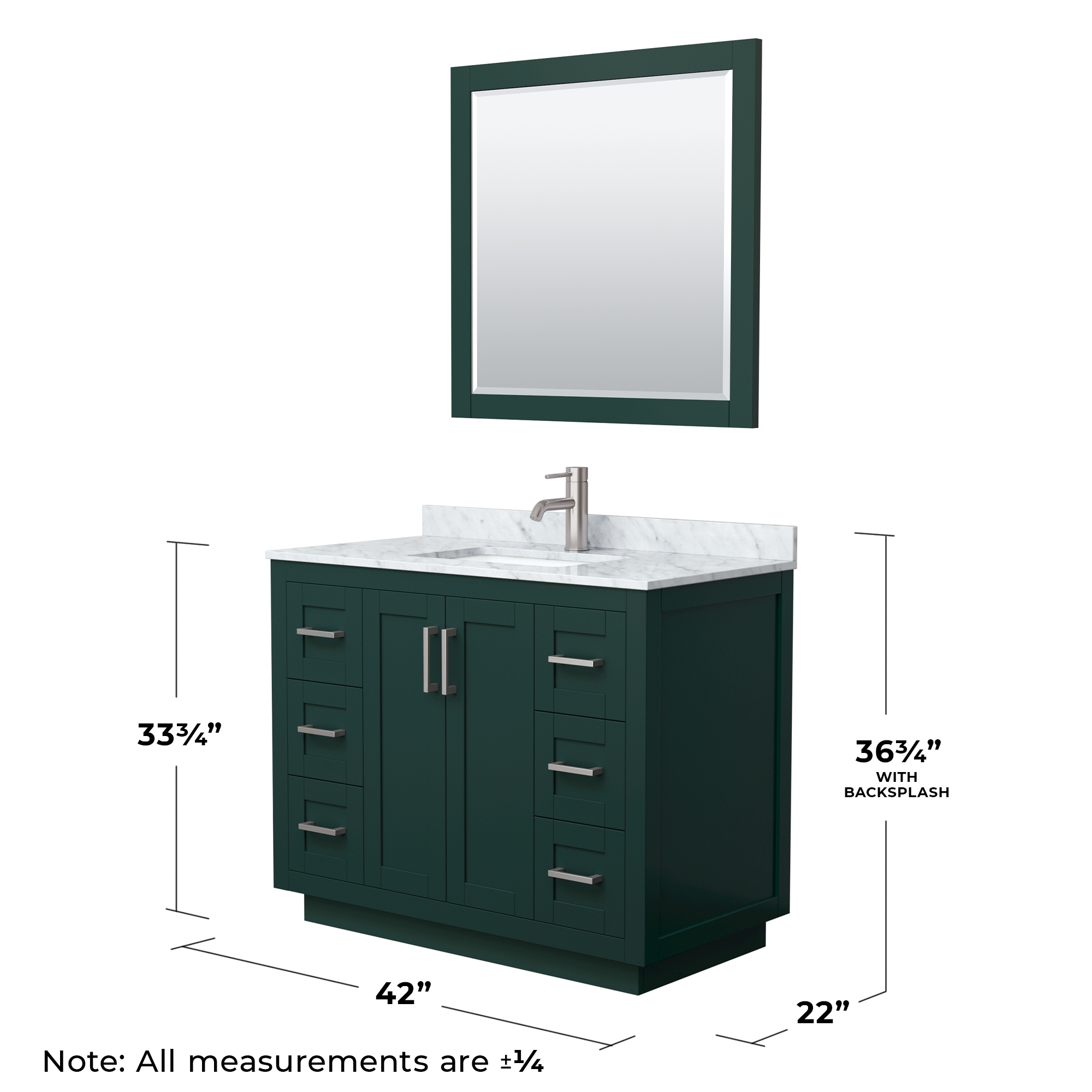 Wyndham Collection WCF292942SGECMUNSM34 Bath-Vanity-Combo - View #6