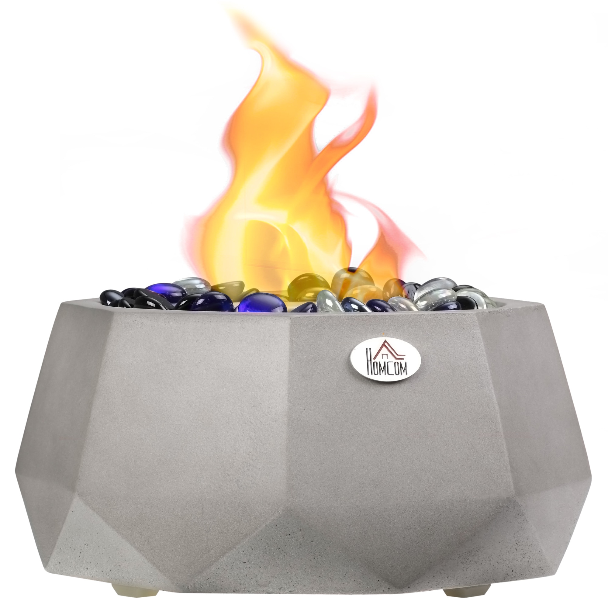 BABOOM BOM-5141040-OR 9-in x 9-in Bio-ethanol Fireplace