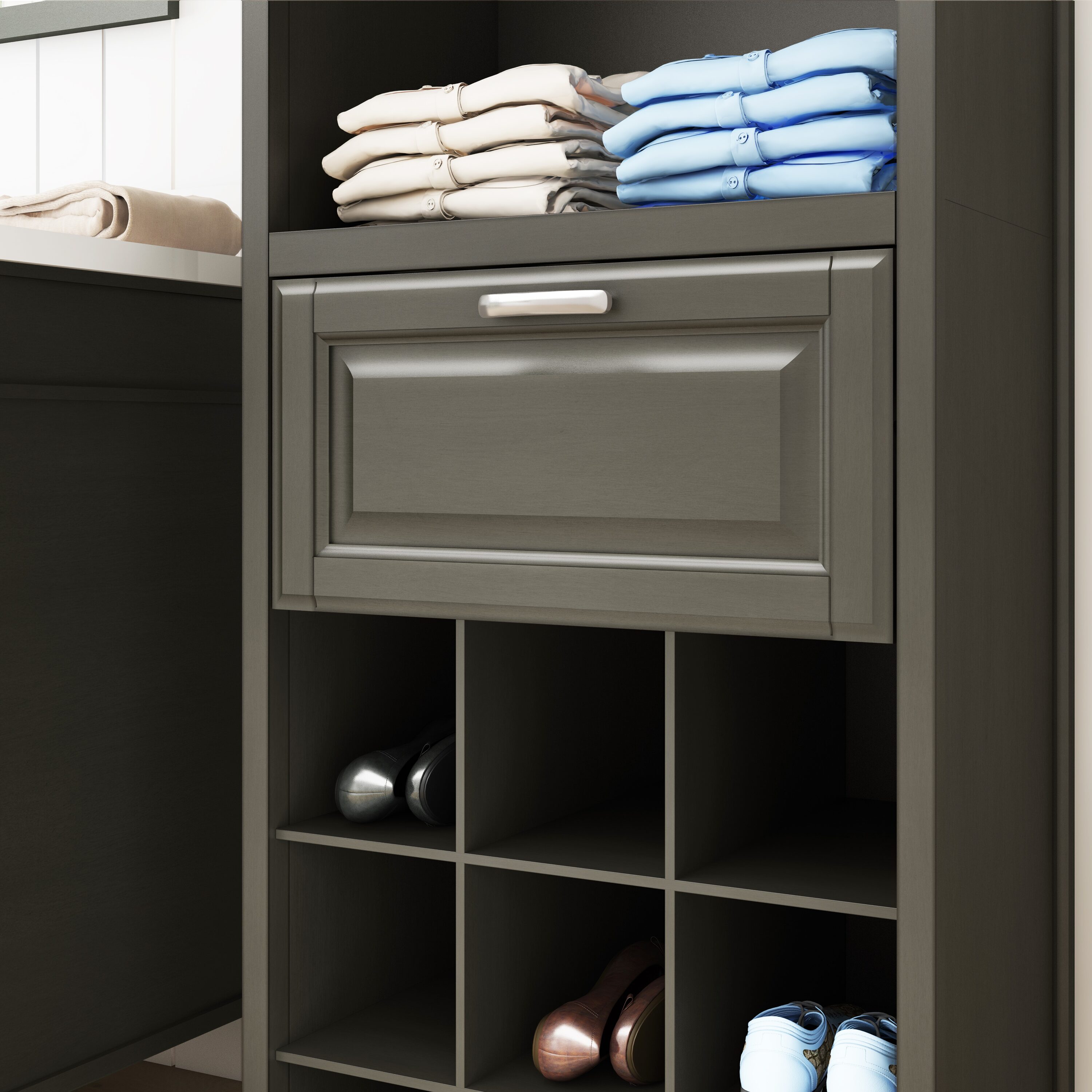 allen + roth WSWS-DKRP1G Wood-Closet-Accessories - View #4