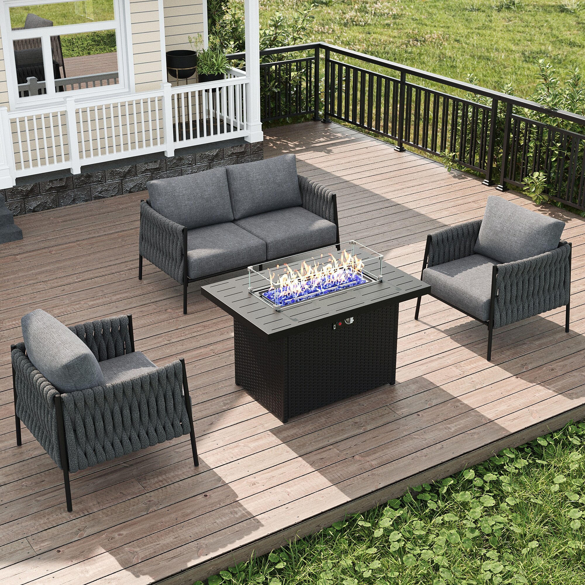 LayinSun SZ5006-FP2-002 Patio-Conversation-Sets - View #2