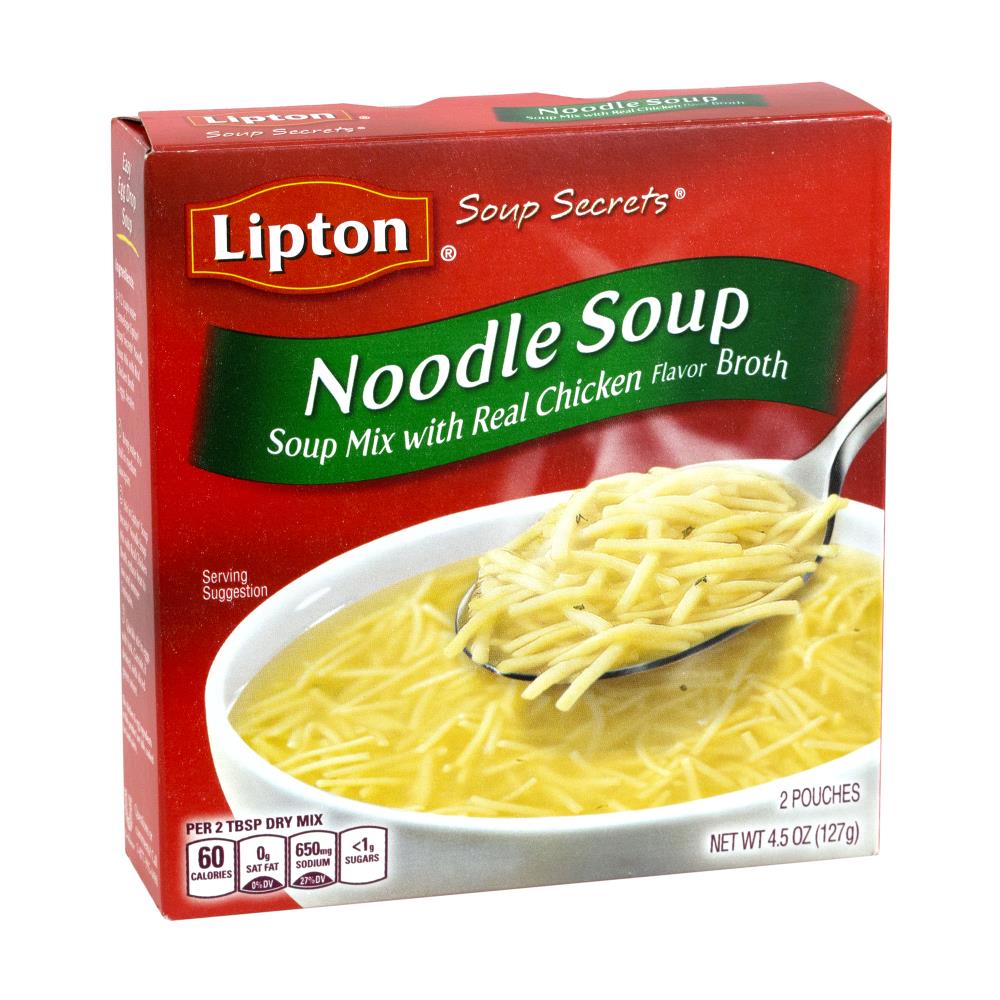 Lipton Noodle Soup Mix, 2 Pouch Box, 5 Pack - Convenient and Delicious  Snack Mix for a Hearty Bowl of Chicken Noodle Soup in the Snacks & Candy  department at