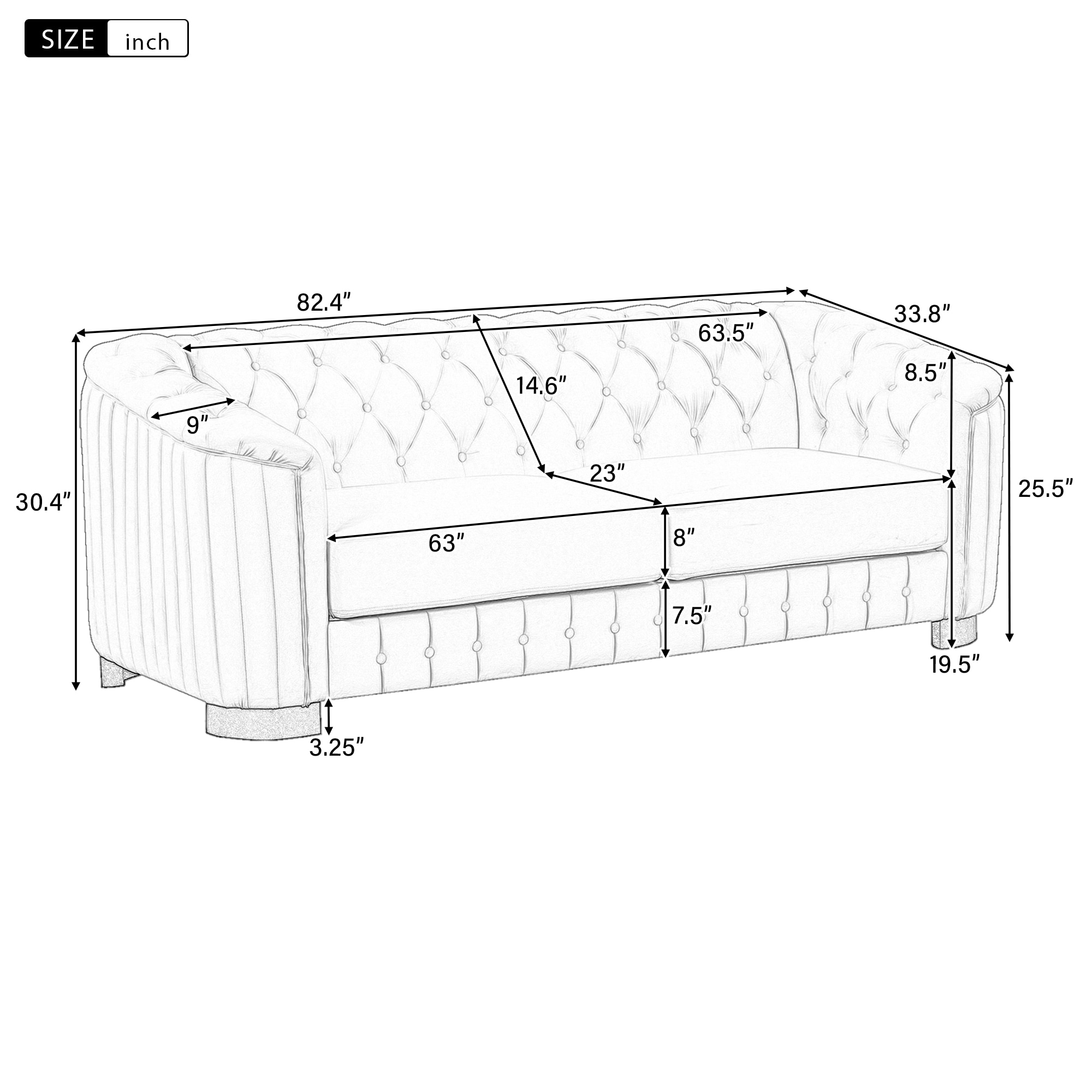 ModernLuxe N719S000576E Sofas-Loveseats - View #20