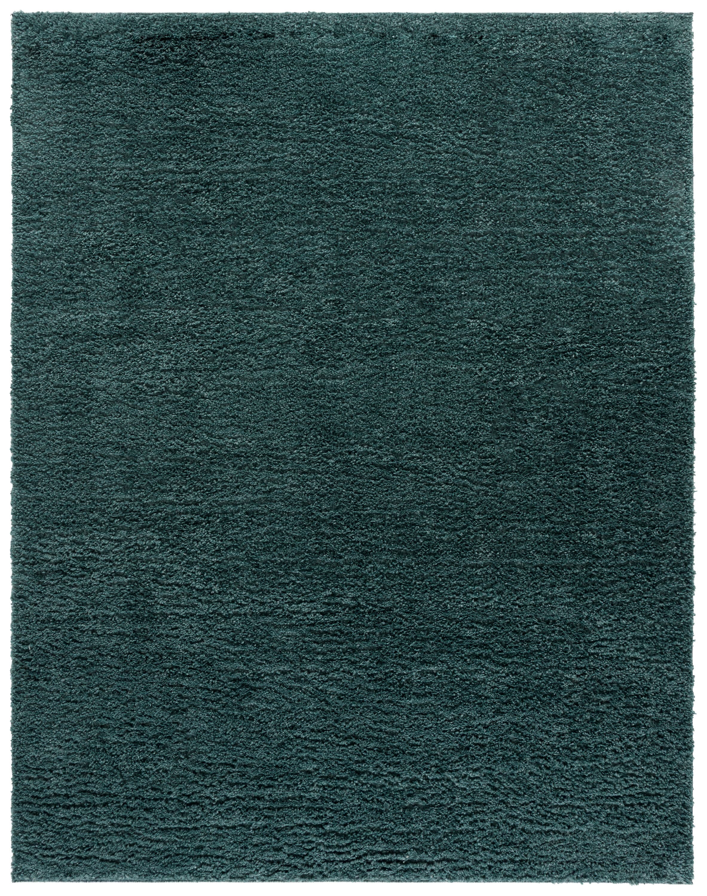 August Shag 900Y Green 9 X 12 Area Rug