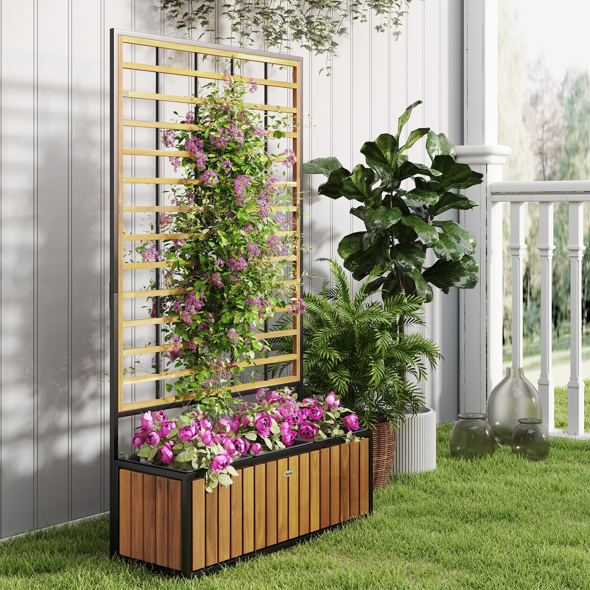 Outsunny 84H-216V00TK Raised-Garden-Beds - View #9