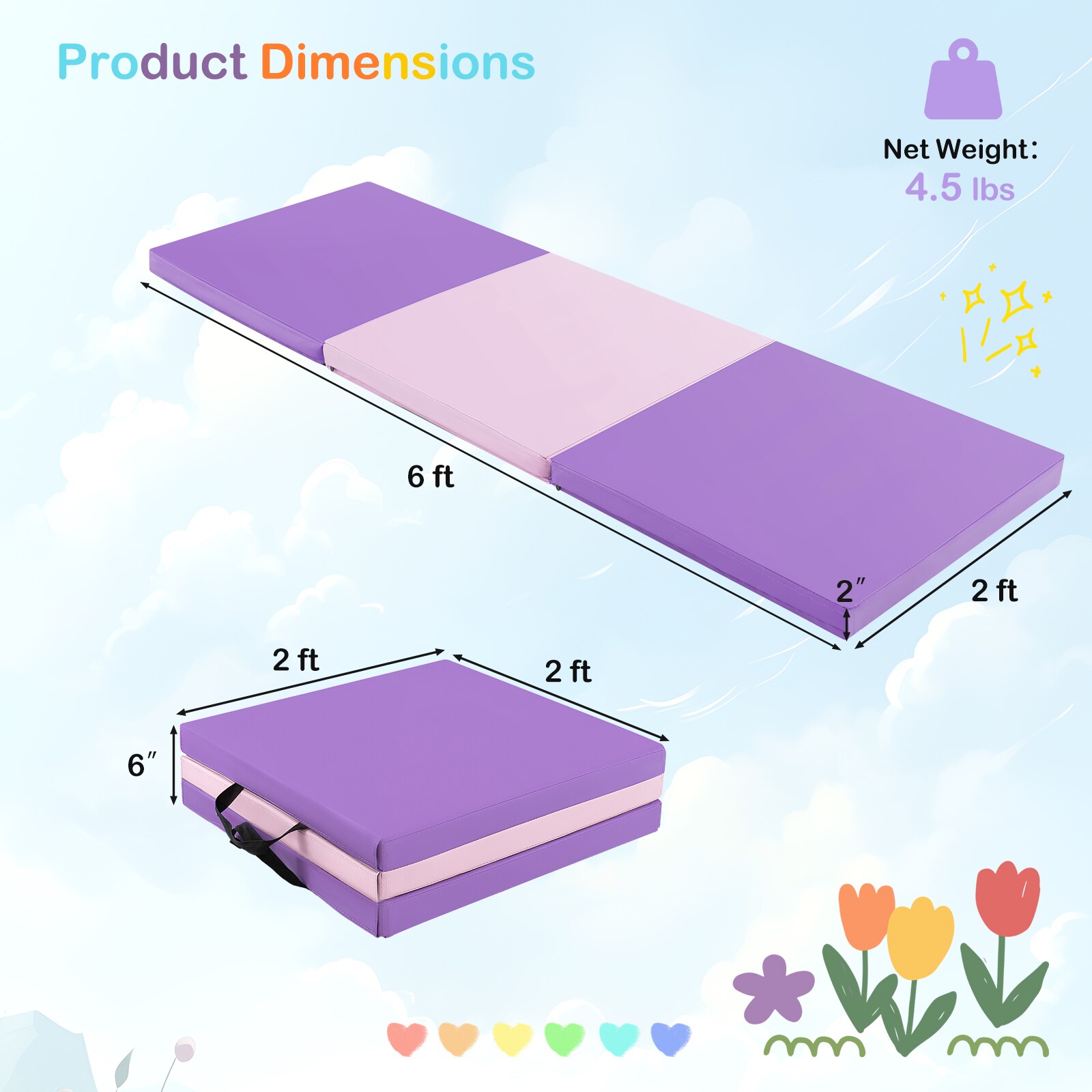 Slickblue D-CO-PP39001HF Fitness-Equipment-Mats - View #8