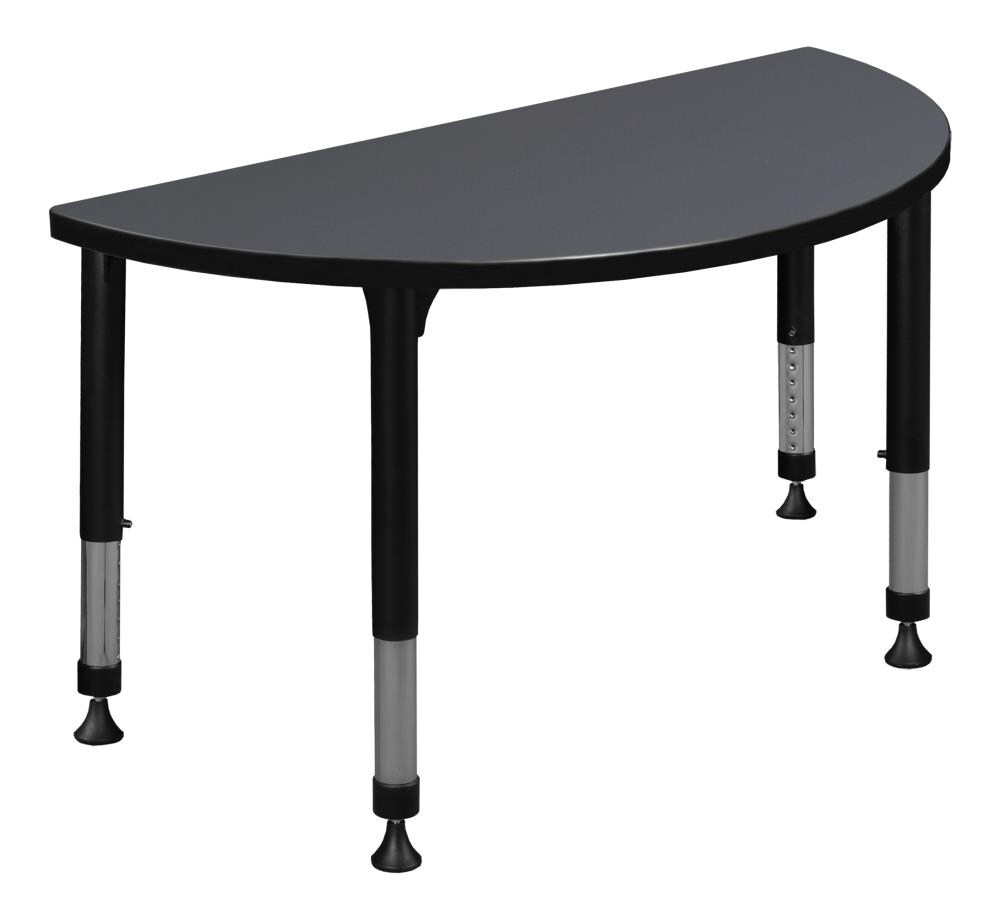 Regency TB36HRNDGYAPBK Classroom Tables Gray 4-Person Training Table (36-in W x 34-in H)