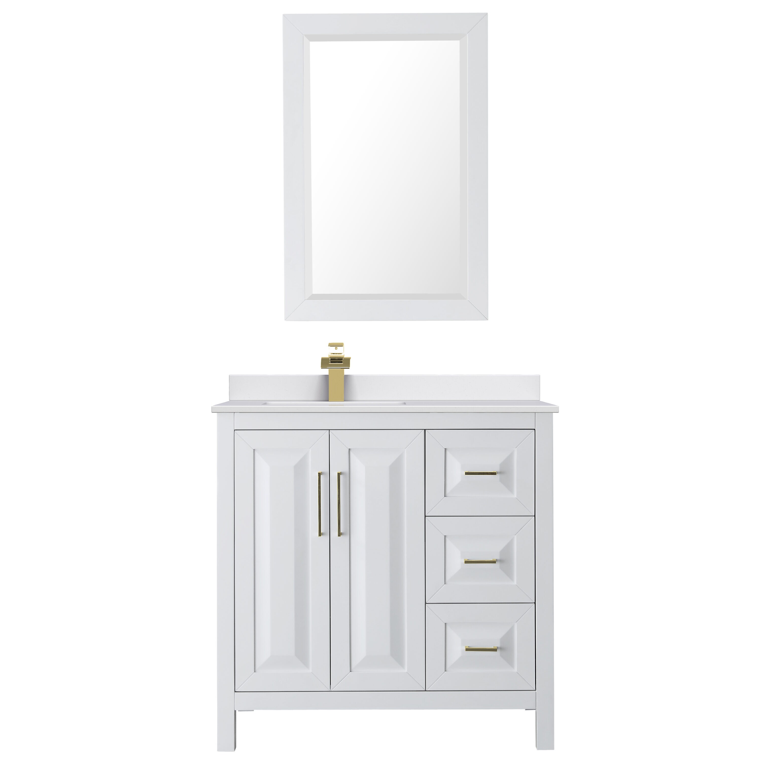 Wyndham Collection WCV252536SWGC2UNSMED Bath-Vanity-Combo - View #3