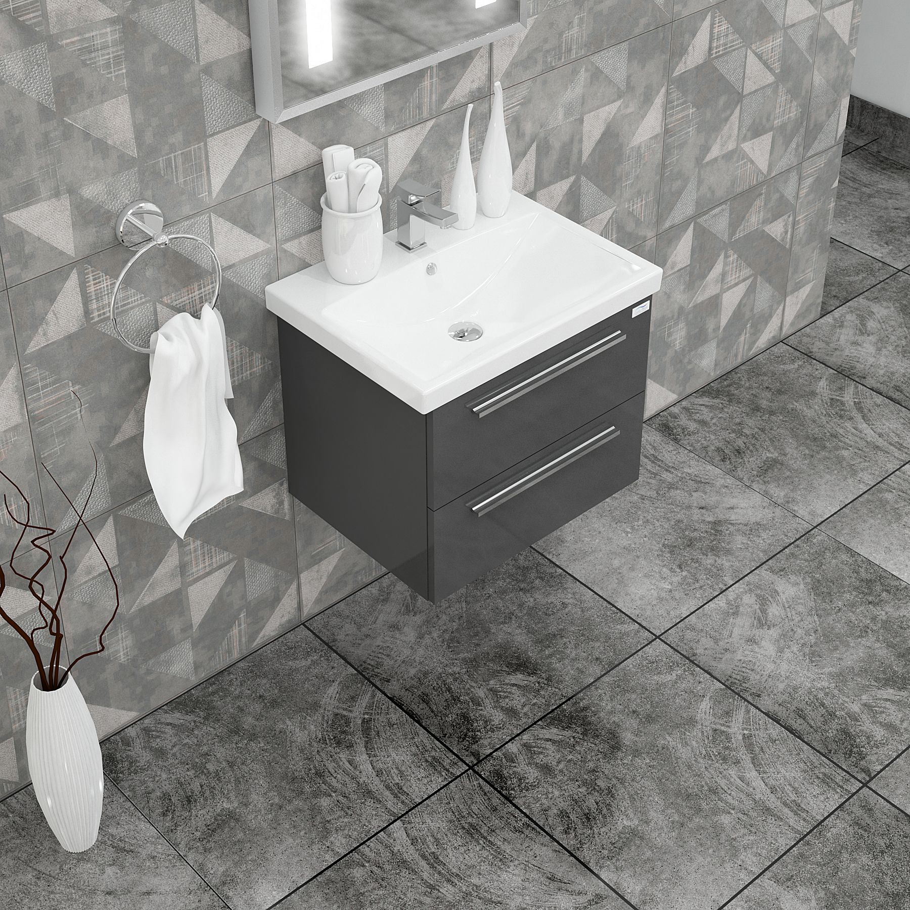 Casa Mare ELKE60GG-24-MSC Bath-Vanity-Combo - View #4