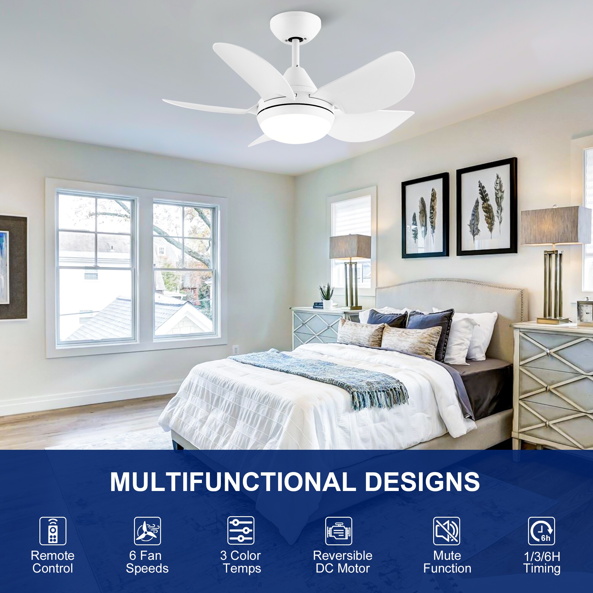 YUHAO LSAC1086WH302 Ceiling-Fans - View #3