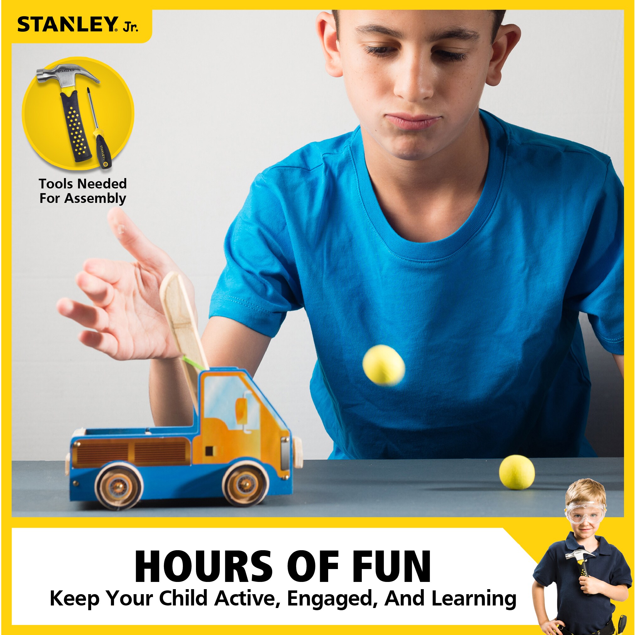 Stanley Jr. OLJK005-SY Kids-Woodworking-Project-Kits - View #8