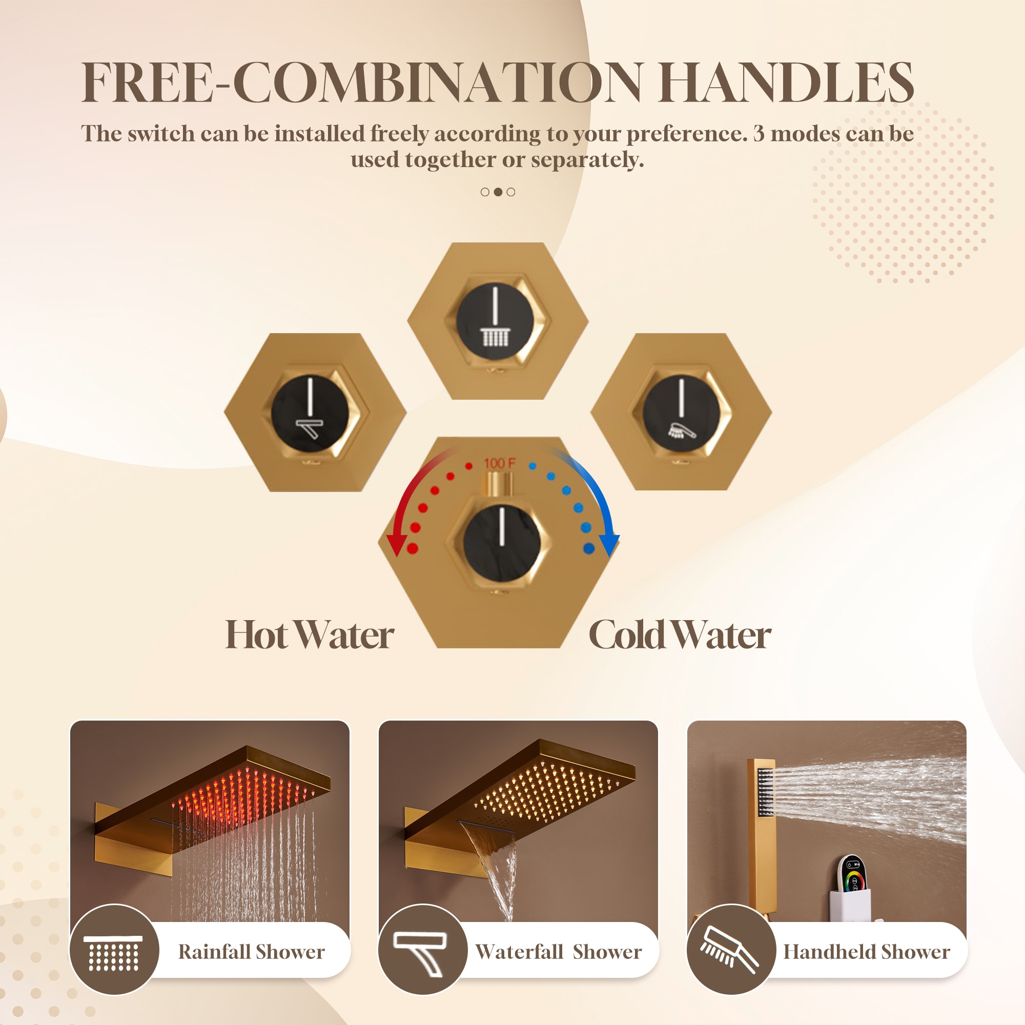 CASAINC CA-160209BV Showerhead-Bar-Panels - View #7
