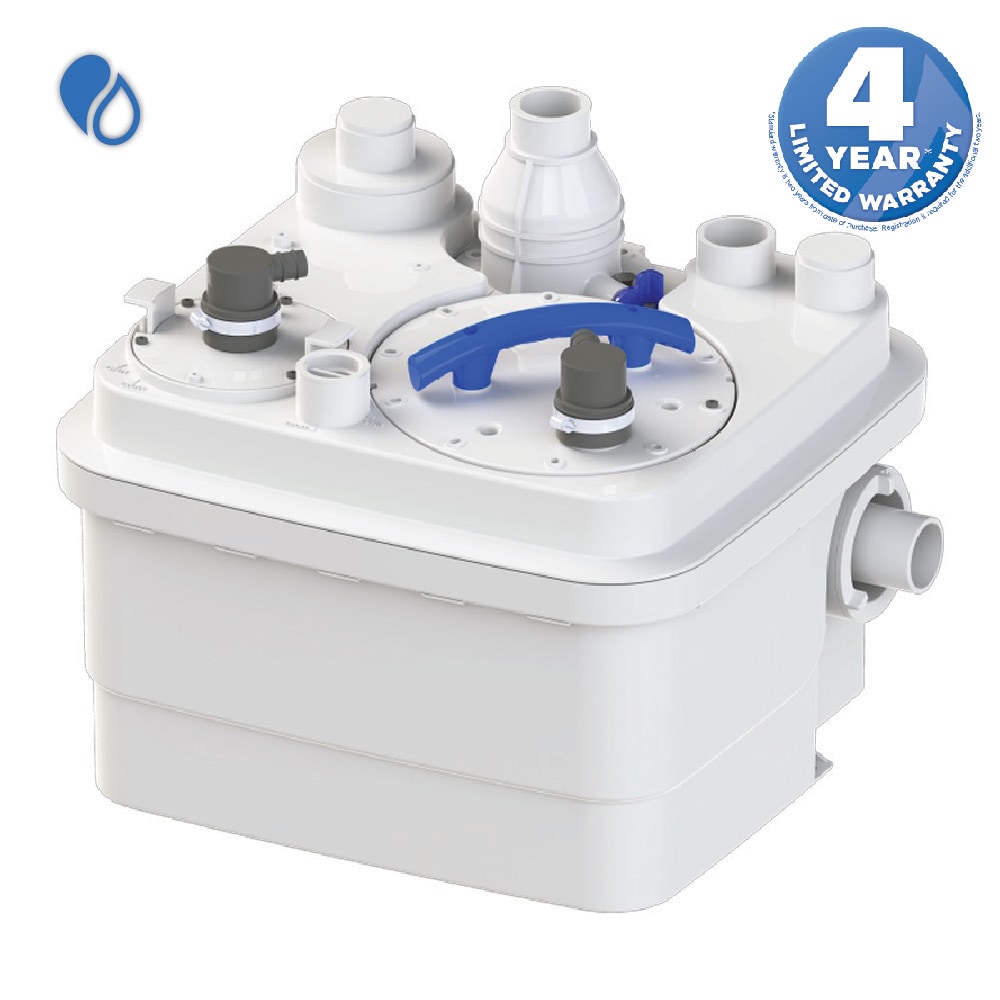 SANIFLO 089 1-HP 120 -Volt 50-Gallon Thermoplastic Macerating pump