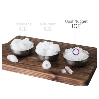 Frigidaire 44-lb Drop-down Door Countertop or Portable Nugget Ice