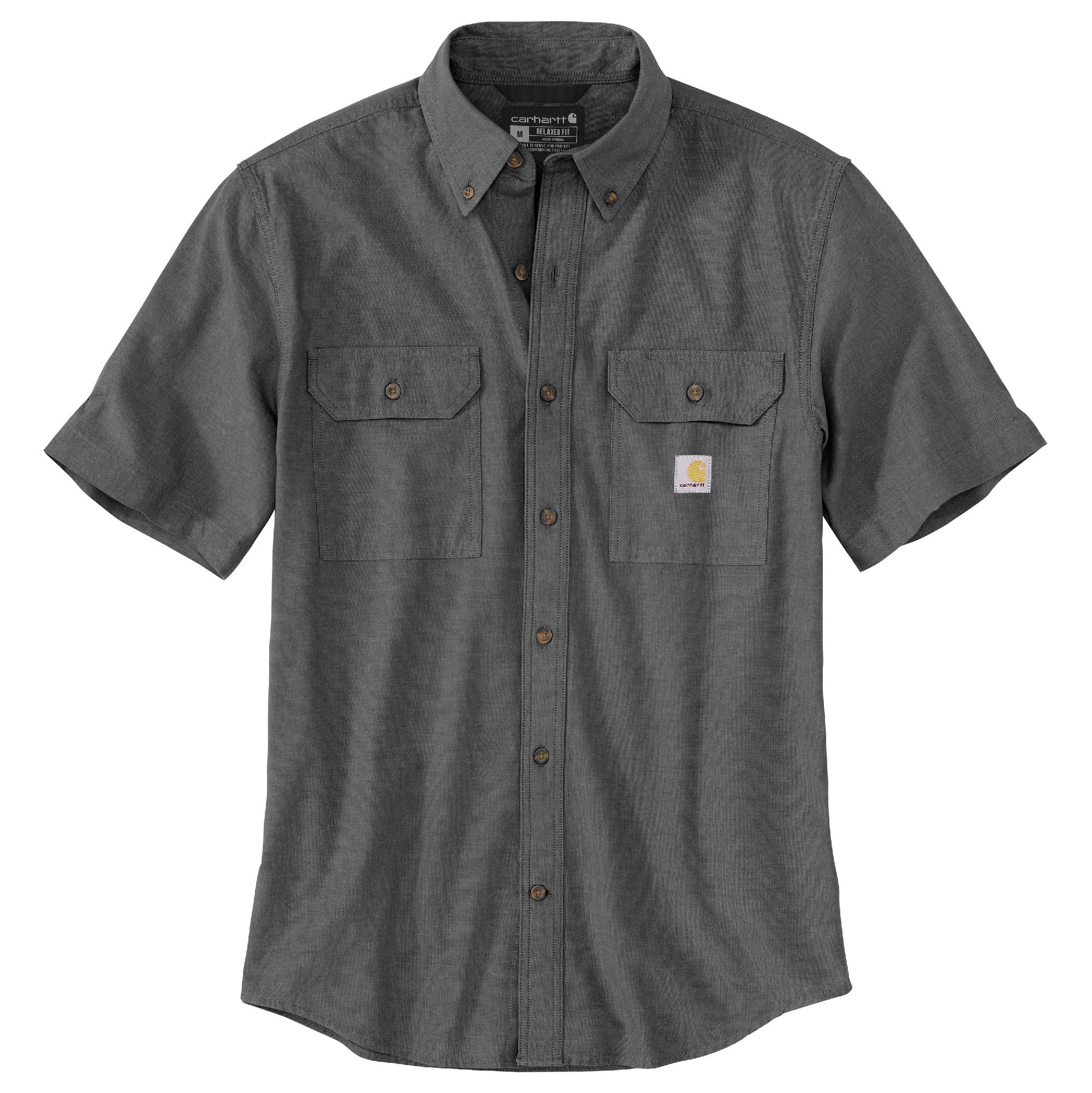 Carhartt Men's Knit Short Sleeve Solid Button-down Shirt (X-large) in ...
