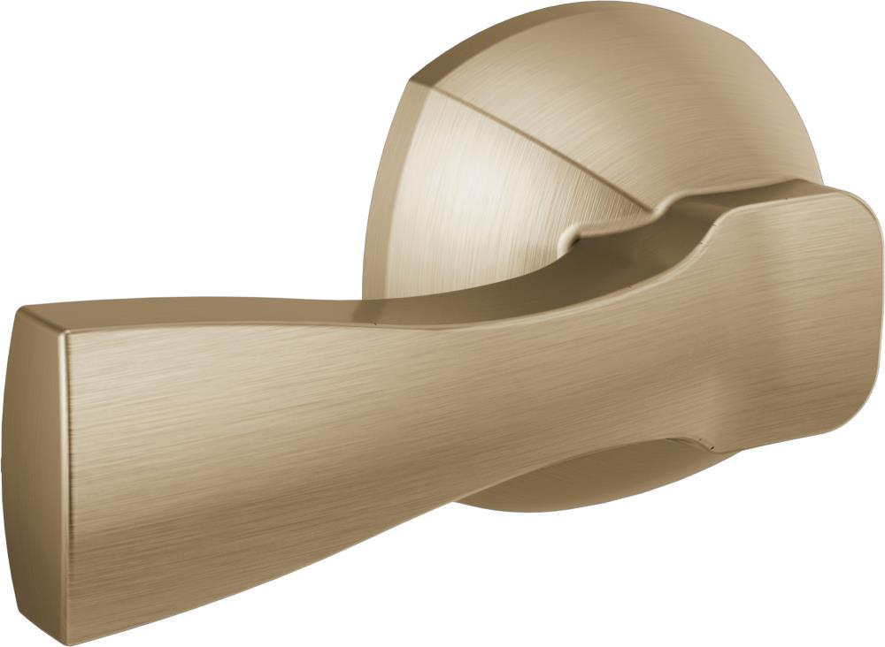 delta champagne bronze toilet handle