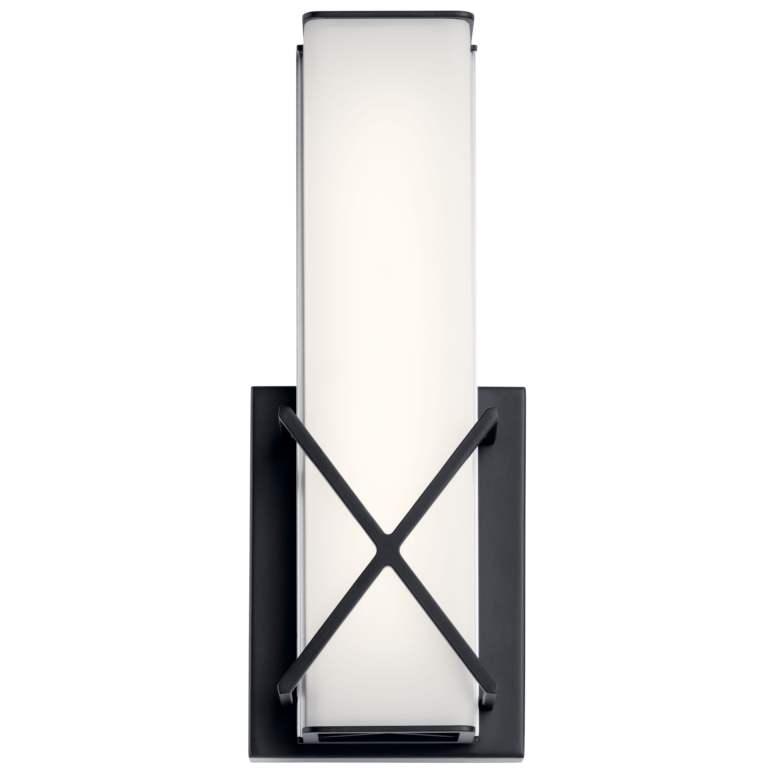 Kichler 45656MBKLED Trinsic 4.5-in 1 -Light Matte Black Integrated LED Modern/contemporary Vanity light bar