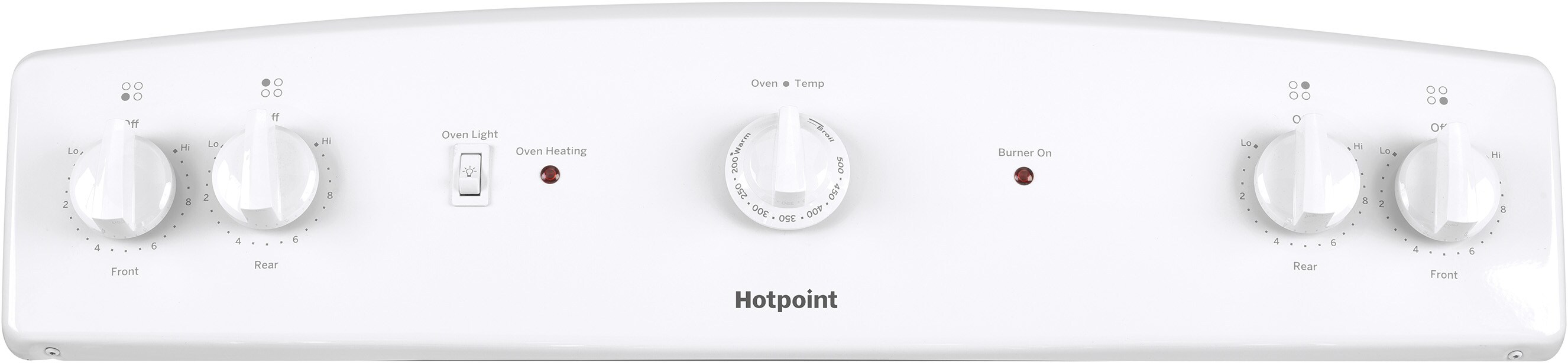 Hotpoint 30-in 4 Burners 5-cu ft Freestanding Electric Range (White)