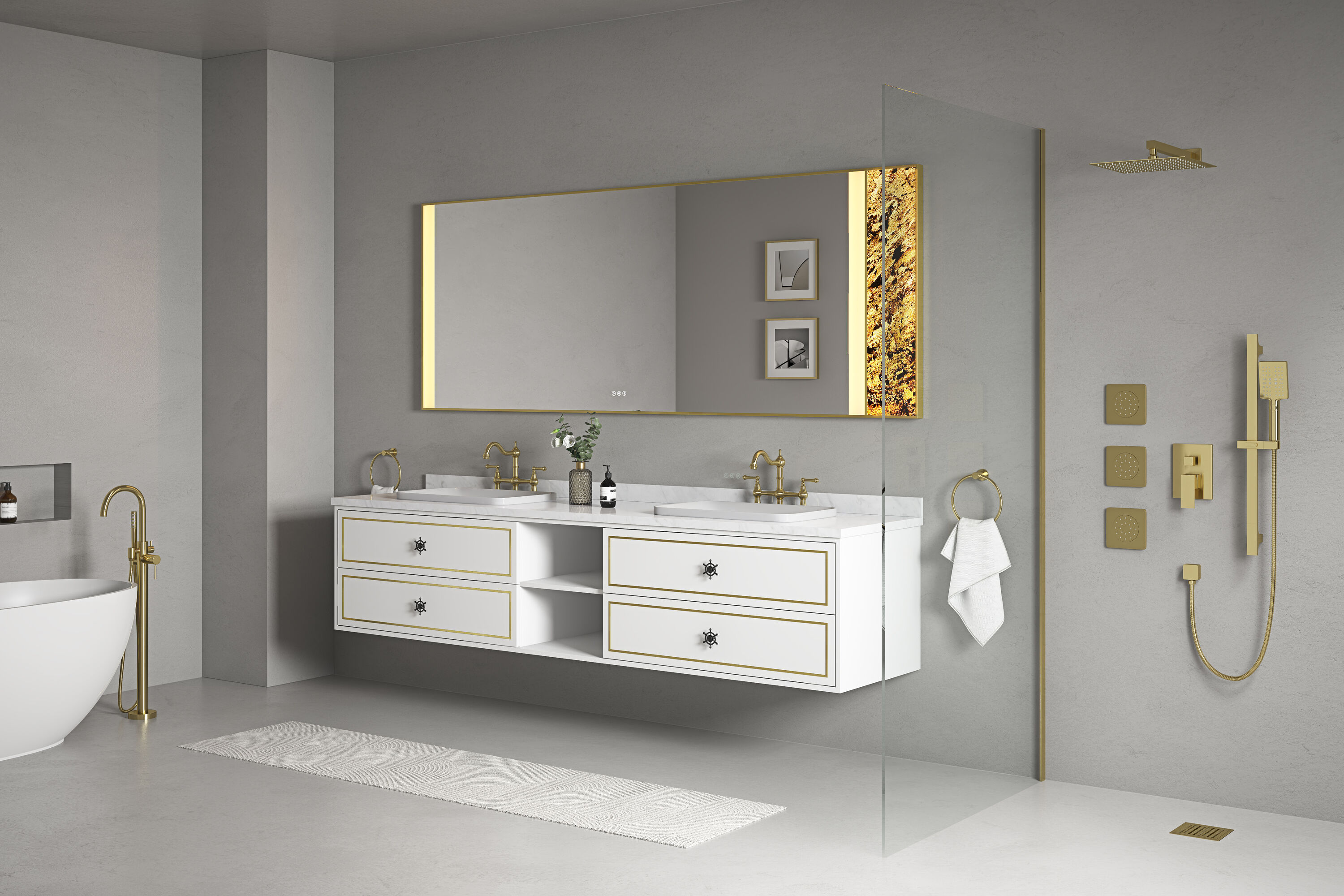 Vacolite KP-9645WH02 Bathroom-Wall-Cabinets - View #4