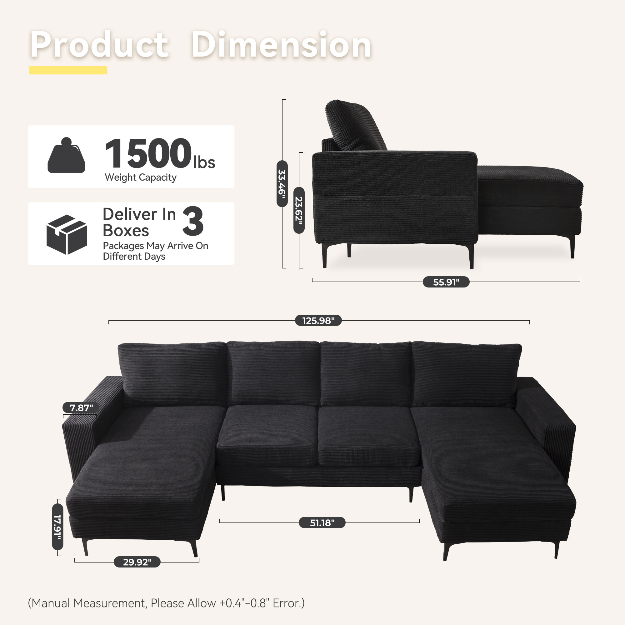 Pouuin SKIKI-400 Sofas-Loveseats - View #2