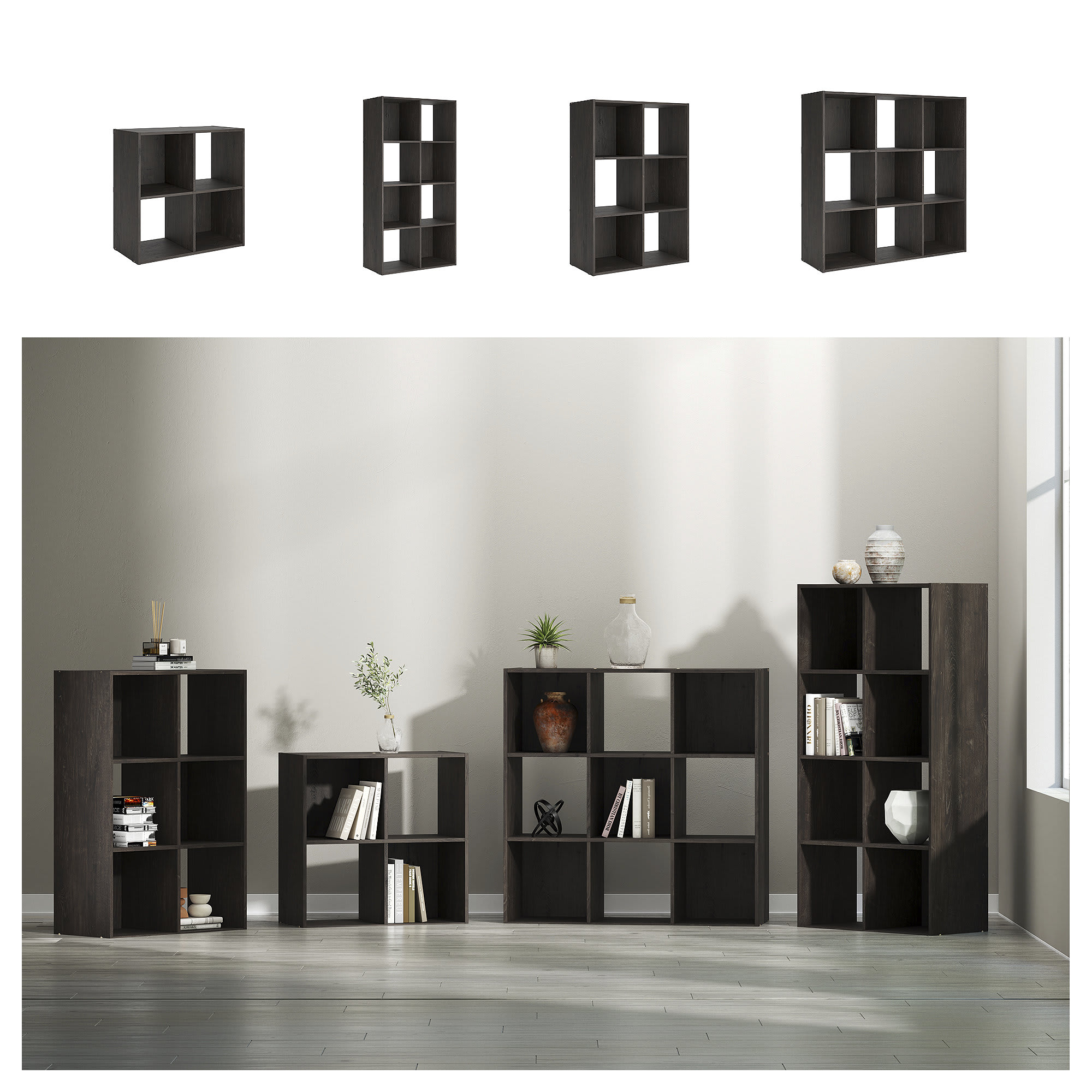 Signature Design by Ashley EA5514-4X2 Laminate-Storage-Cubes - View #5
