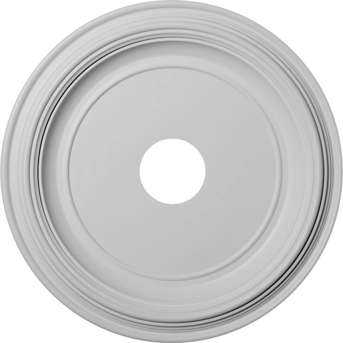  CMP19TR Traditional 19-Inches W x 19-Inches L Traditional White PVC Whole Ceiling Medallion