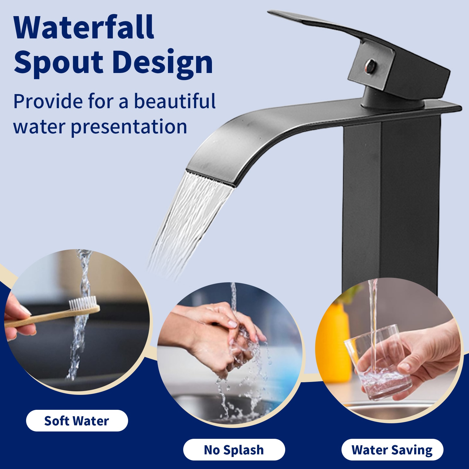BWE A-96021H-BLACK Lavatory-Faucets - View #2