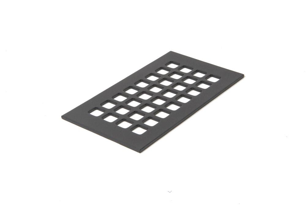 Reggio Register G610-SBH 4-in x 8-in Steel Black Floor Register