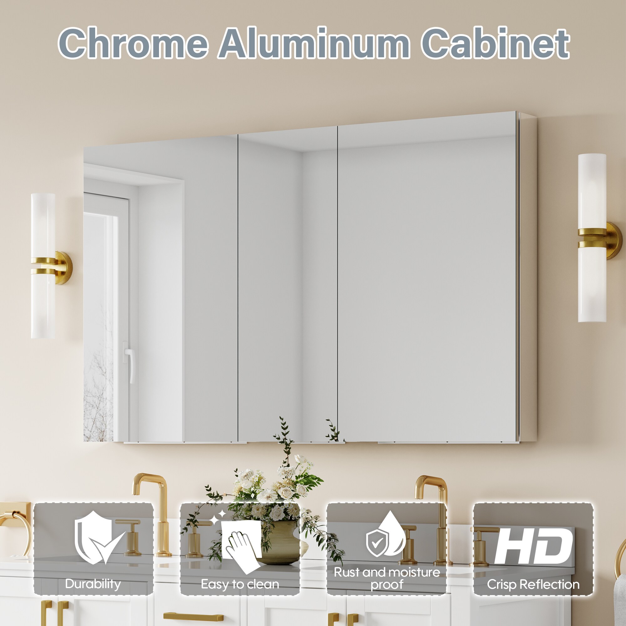 CALVON CAH-ZR5232 Bathroom-Medicine-Cabinets - View #4