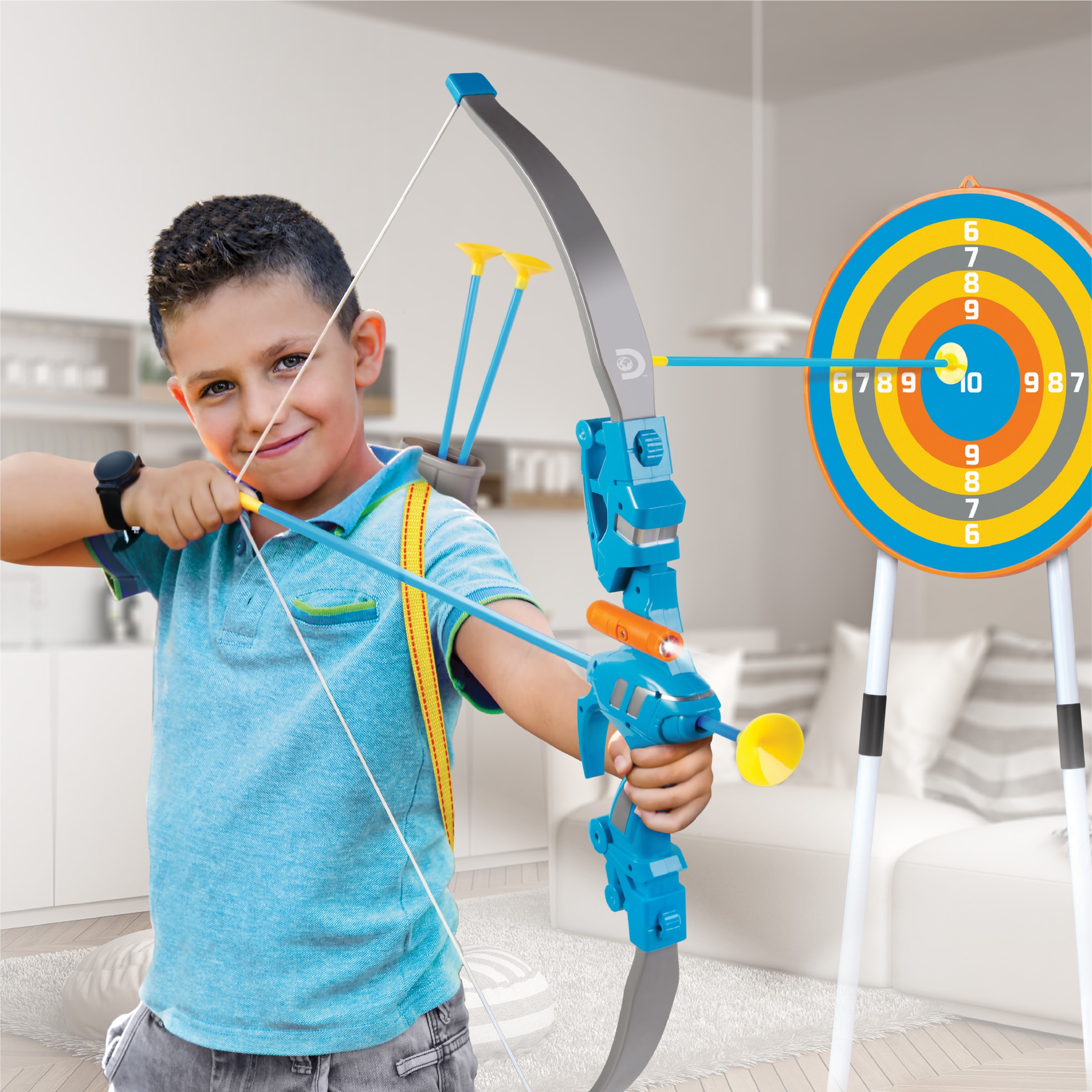 Discovery Kids Bullseye Outdoor Archery Set (Battery Included) in the Kids  Play Toys department at