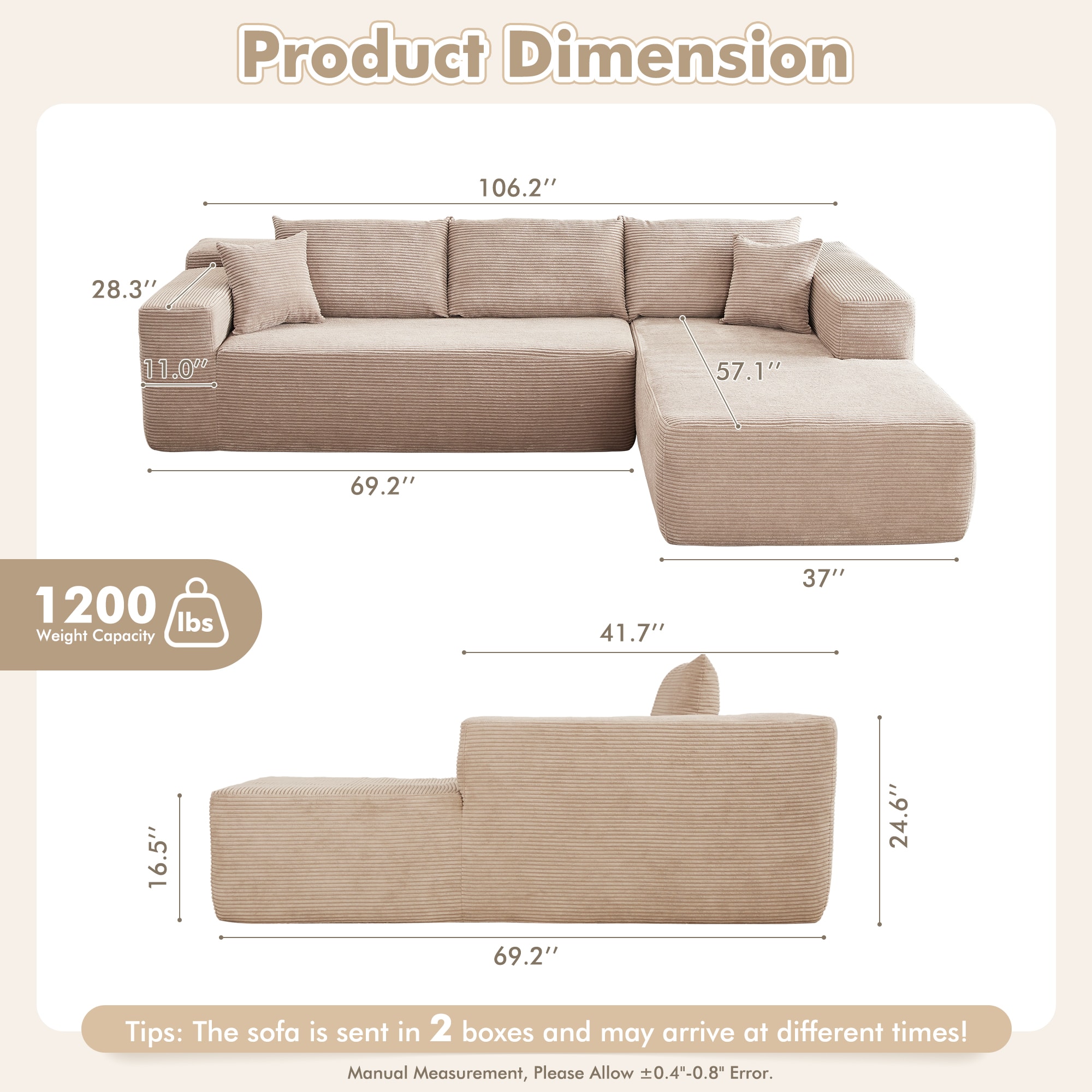 weaxty HMB2V800R Sofas-Loveseats - View #2