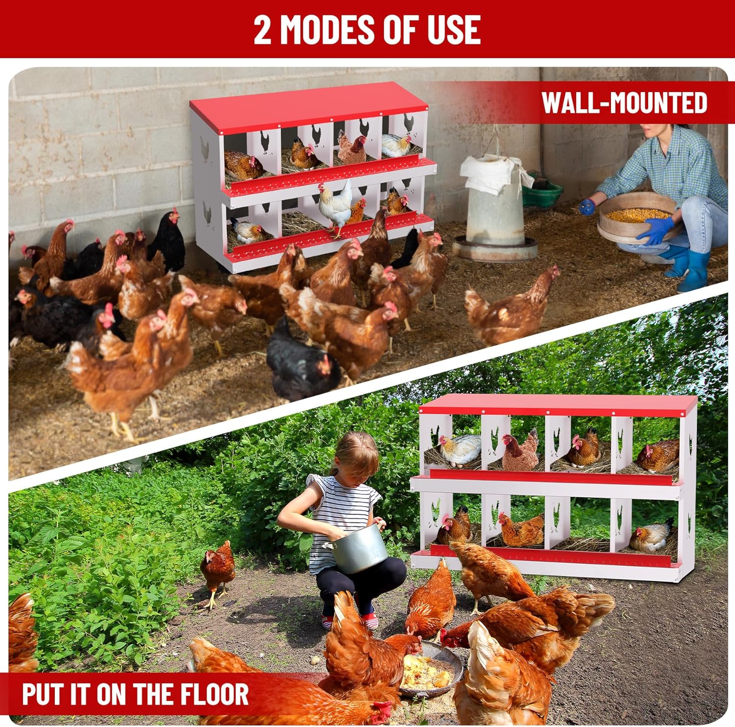 Qeetex WLS-PHO-348SS85U Chicken-Coops-Rabbit-Hutches - View #6