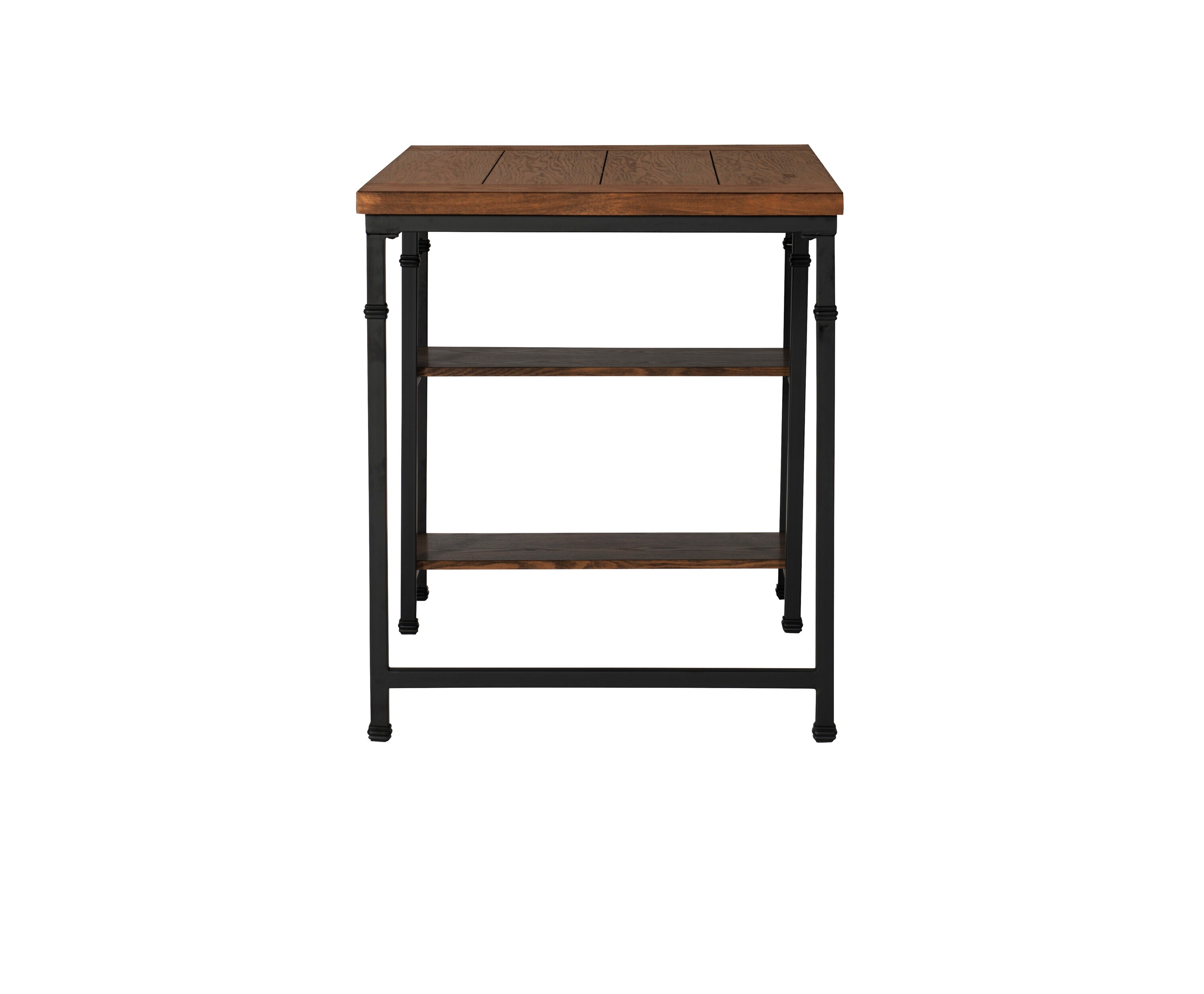 Linon Austin Two Shelf Desk 45-in Black Computer Desk 862252ASH01U at ...