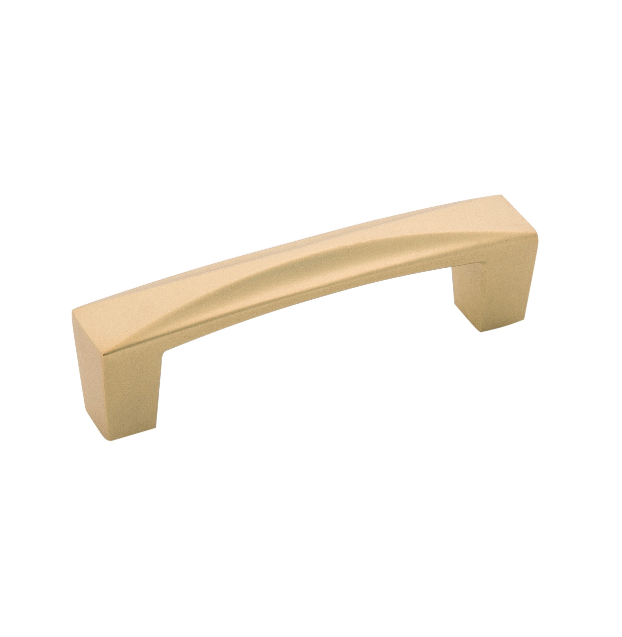 Hickory Hardware H076129-FUB Crest 3-in Center to Center Flat Ultra Brass Rectangular Handle Drawer Pulls