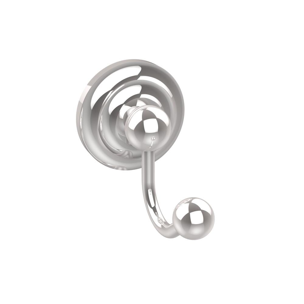 Allied Brass PQN-H1-PC Prestige Que New Polished chrome Single -Hook Wall mount Towel Hook