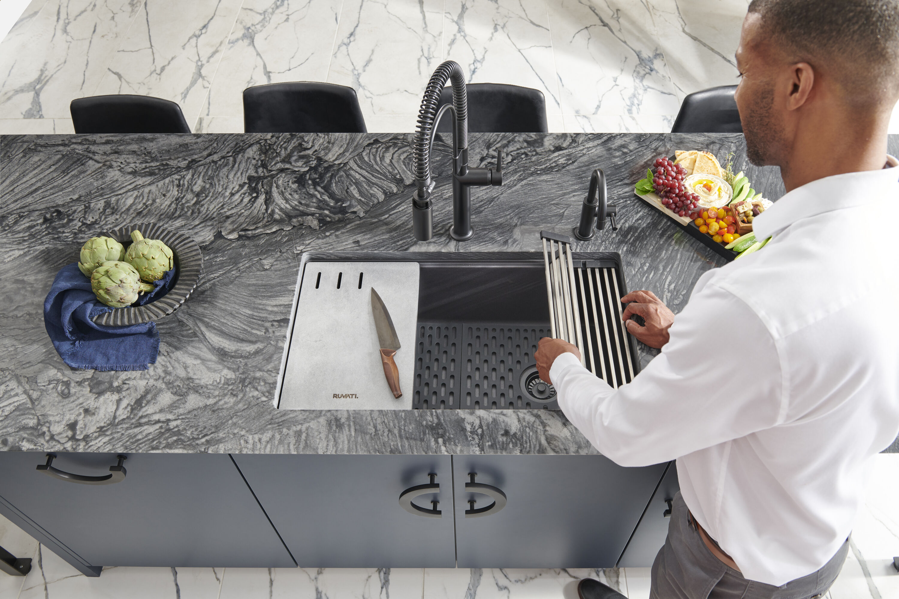 Ruvati RVG2302BK Kitchen-Sinks - View #6