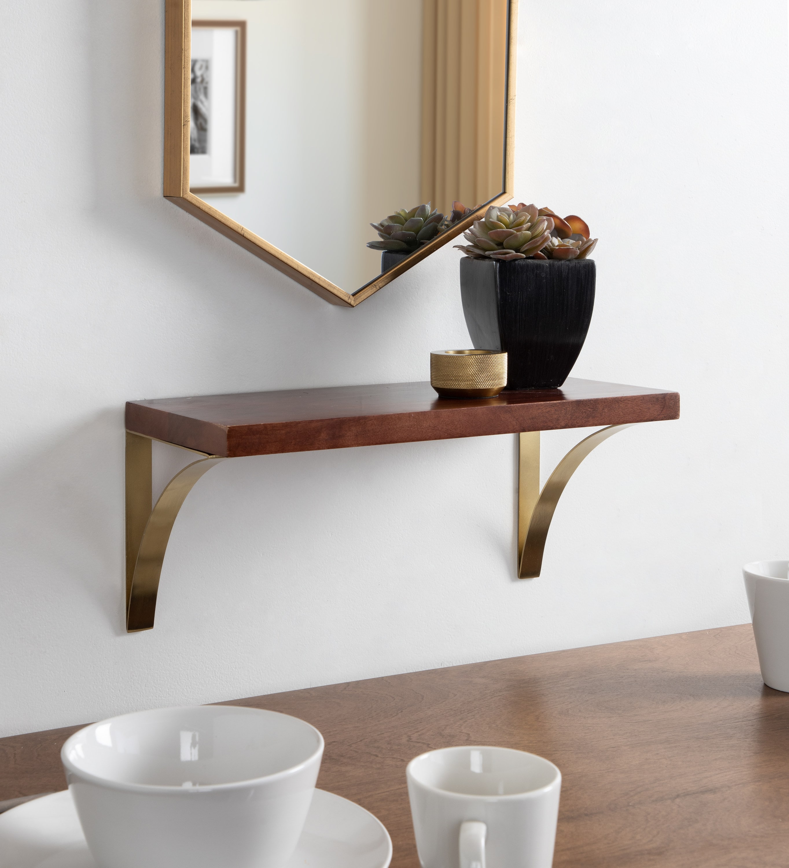 Kate and Laurel 219870 Wall-Mounted-Shelving - View #6
