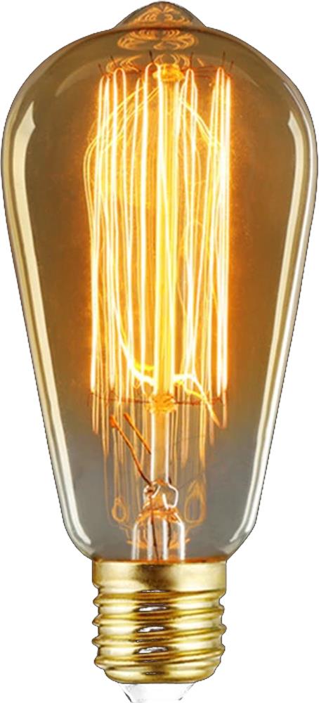 LIFEGARD Antique Filament Bulbs ST58 Amber Medium Base (e-26 ...