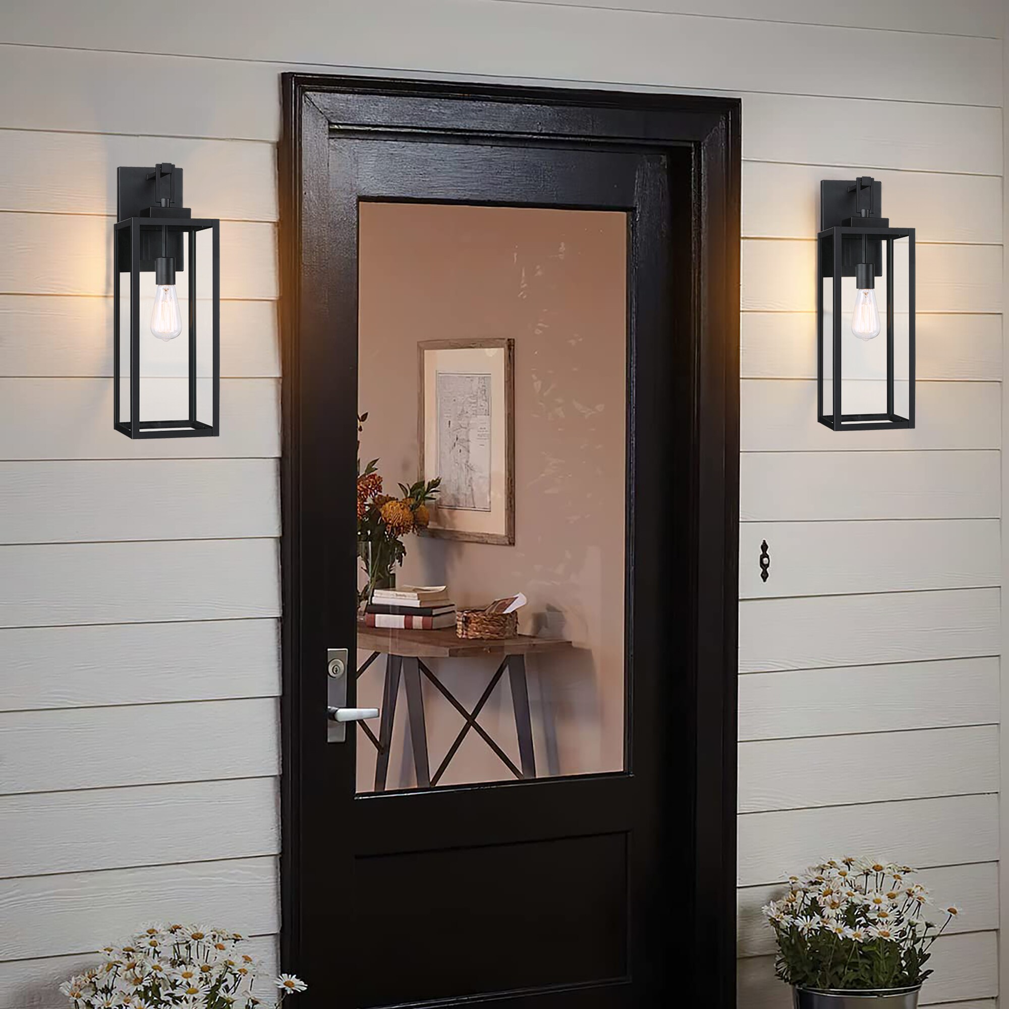 Hukoro 2FL19061-BK Outdoor-Wall-Lighting - View #10