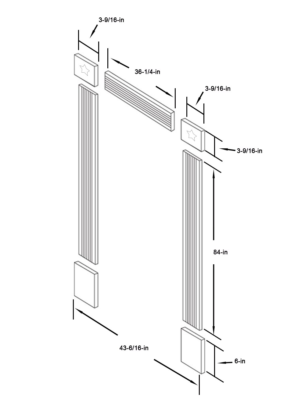 RELIABILT 129338305 Door-Casing-Kits - View #2