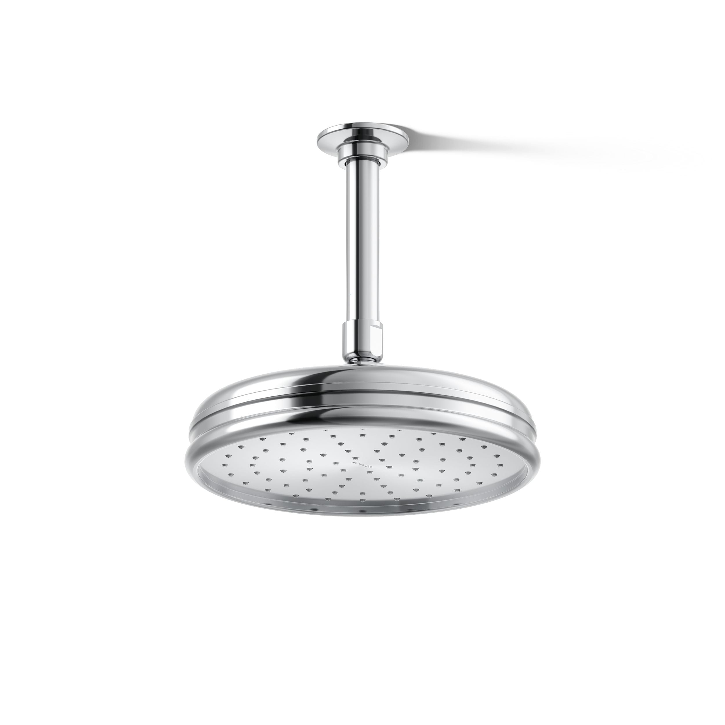 KOHLER 13690-CP Traditional 1.0 -Spray Polished chrome 12.0000-in Round Rain Shower Head 2.5 GPM