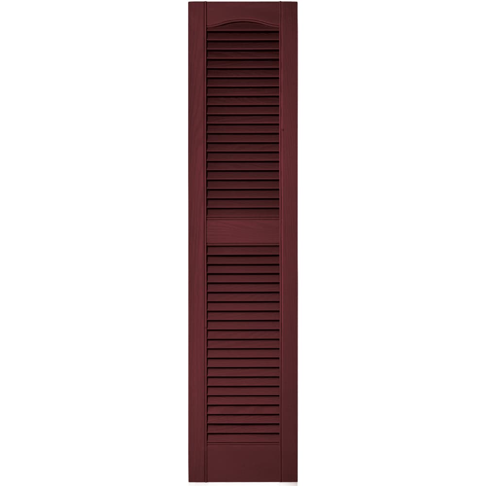 Vantage 12-in W x 52-in H Wineberry Exterior Shutters in the Exterior ...