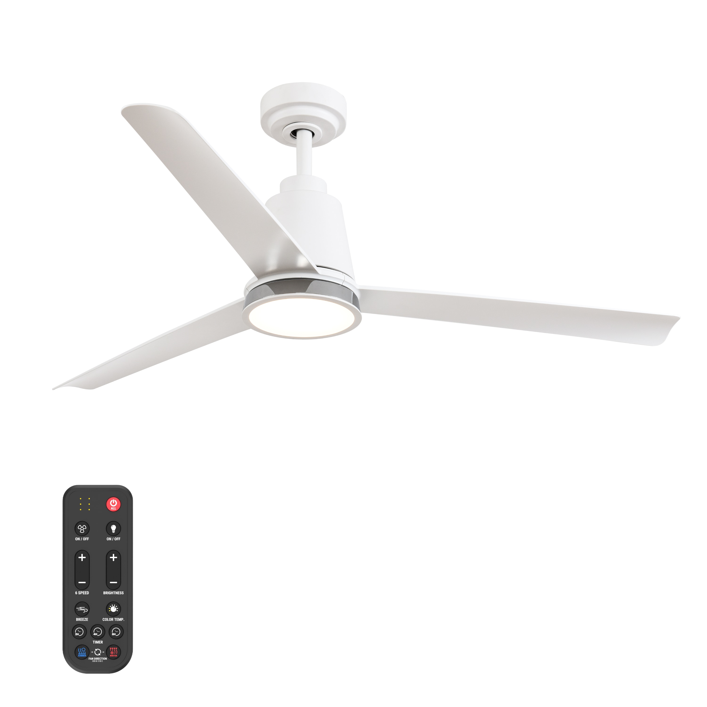 ALTITUDE SOLO-52-MWH-MWH-BN Ceiling-Fans - View #3