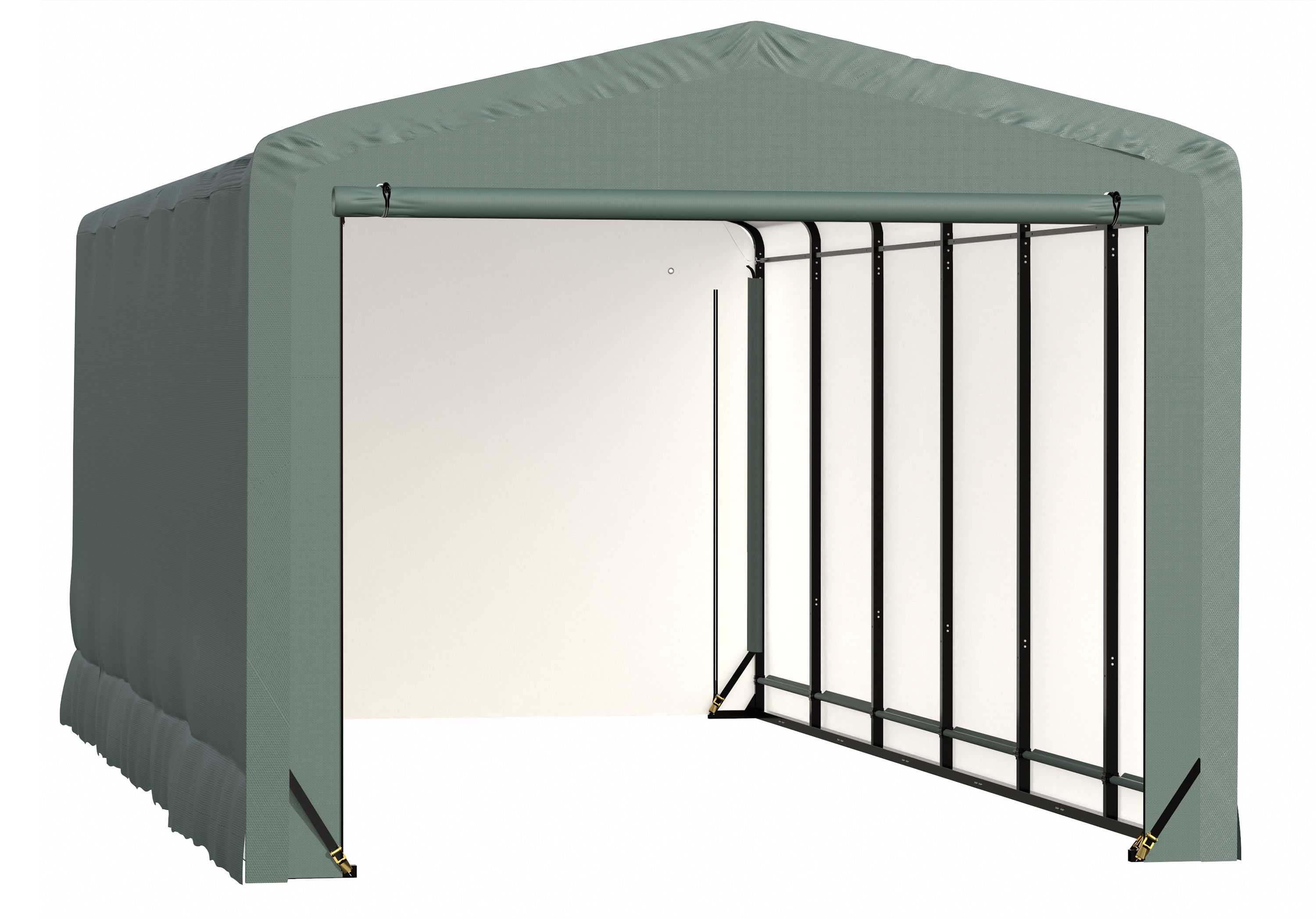 ShelterLogic SQAACC0104C01202710 12-ft x 27-ft Metal Single car Garage Building