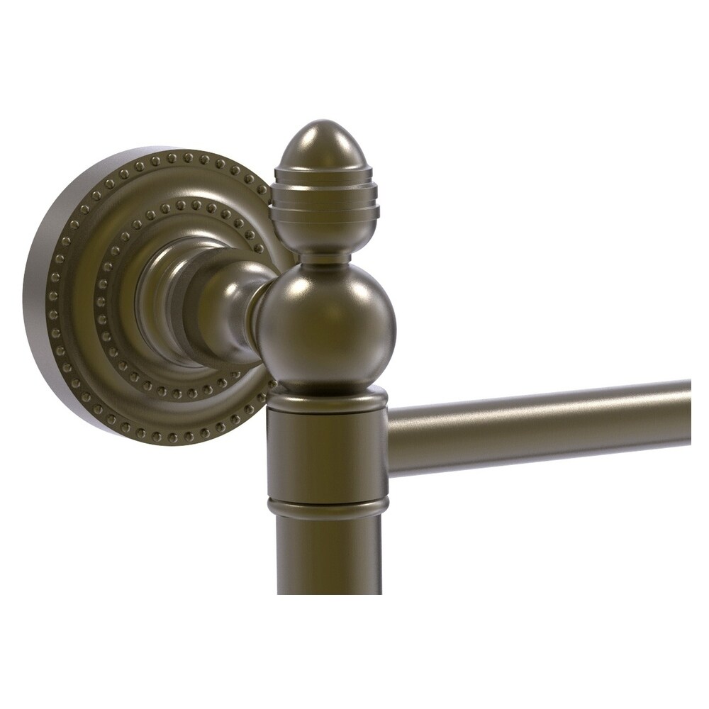 Allied Brass Dottingham Collection 2-Swing Arm Towel Rail in