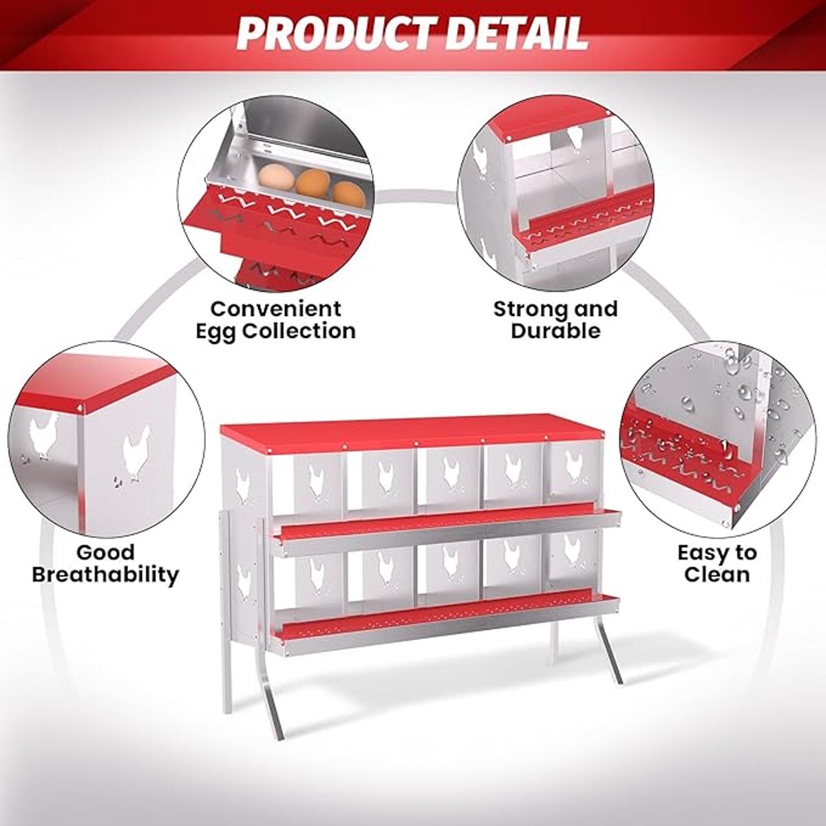 EvoTrim WLS-PHO-348SF9XM Chicken-Coops-Rabbit-Hutches - View #4