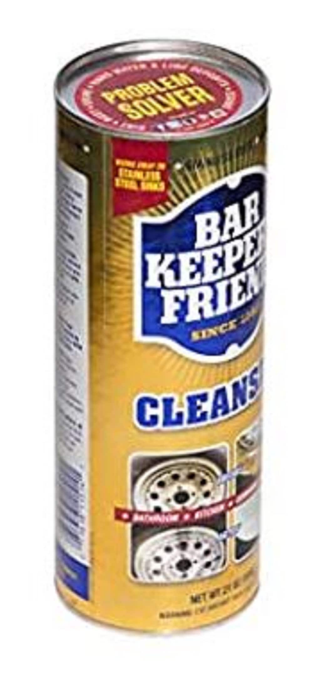 Fox Trot Bar Keepers Friend Cookware Cleaner, 12oz Powder Cookware &  Stainless Steel Pan Cleaner and Polish Jaguar Pack of 3 Thick Scouring Pads  & 1