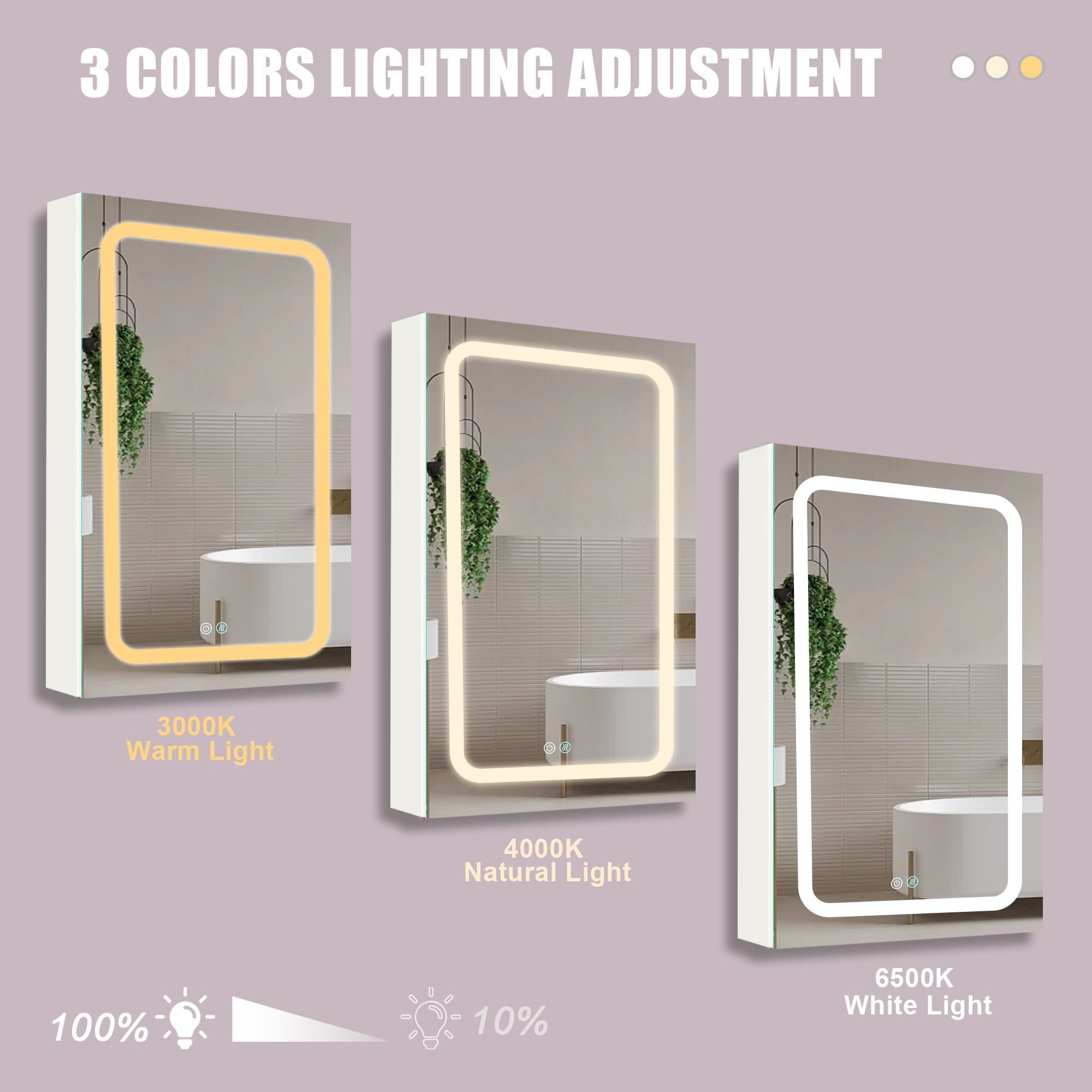 Forclover WBSGOYF21 Bathroom-Medicine-Cabinets - View #14