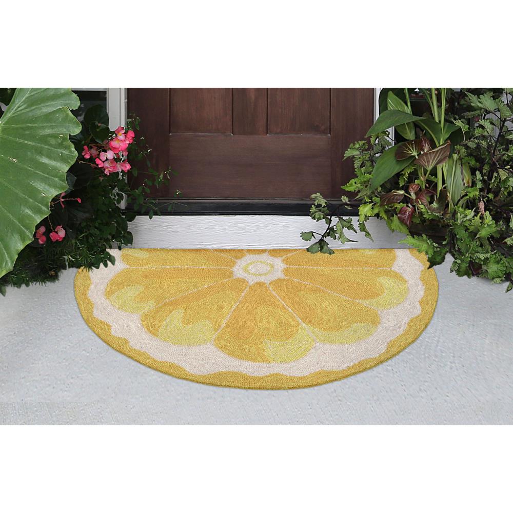 Liora Manne 2-ft x 3-ft Midnight Rectangular Indoor or Outdoor Decorative  Winter Door Mat in the Mats department at